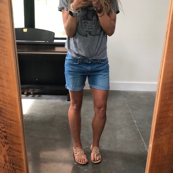 Current/Elliott Pants - Current/Elliott The Slouchy Cut Off size 27